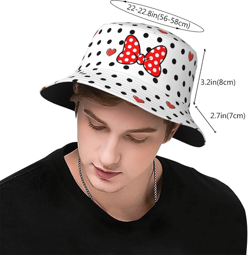 AKMCBSH Trendy Bucket Hat - Comfortable Packable Sun Beach Hat for Women Men, Perfect for Outdoor Activities Travel Hiking - Image 3